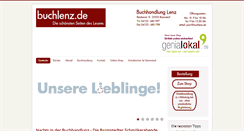 Desktop Screenshot of buchlenz.de