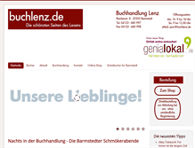 Tablet Screenshot of buchlenz.de